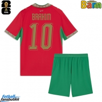 Marokko Brahim Diaz #10 Hjemmedraktsett Barn EM 2024 Kortermet (+ Korte bukser)